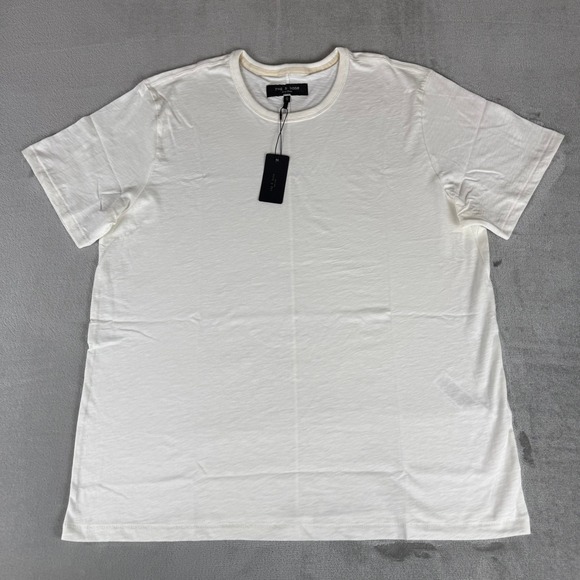 rag & bone Other - Rag & Bone Classic Lightweight Slub Jersey Tee T-Shirt Mens XL White $98 New NWT